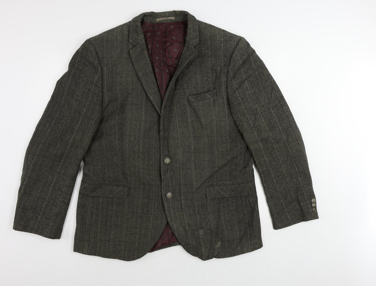 Mens UK Size 46 NEXT Regular Green Suit Jacket