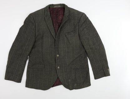 Mens UK Size 46 NEXT Regular Green Suit Jacket
