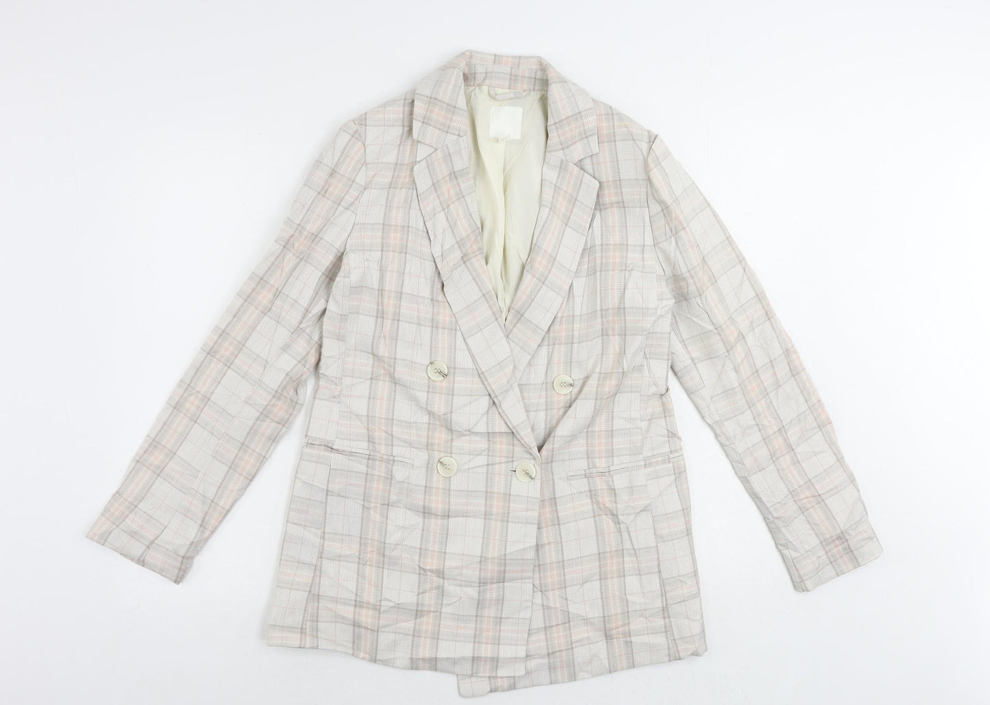 Womens UK Size 8 H&M Beige Jacket