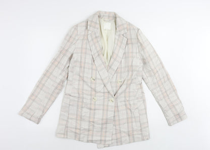 Womens UK Size 8 H&M Beige Jacket