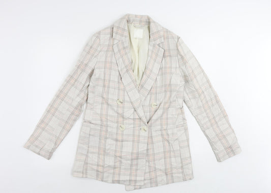 Womens UK Size 8 H&M Beige Jacket
