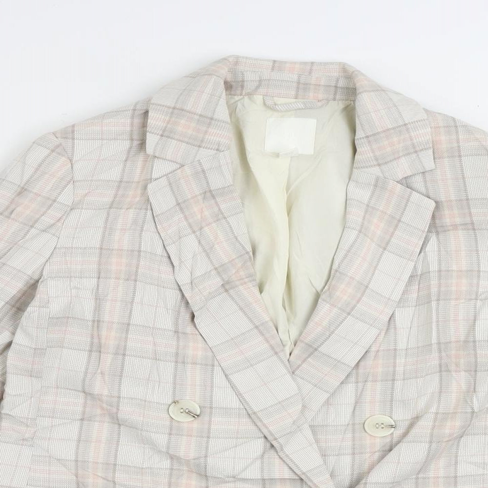 Womens UK Size 8 H&M Beige Jacket