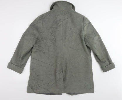 Womens UK Size 18 Marks and Spencer Grey Overcoat
