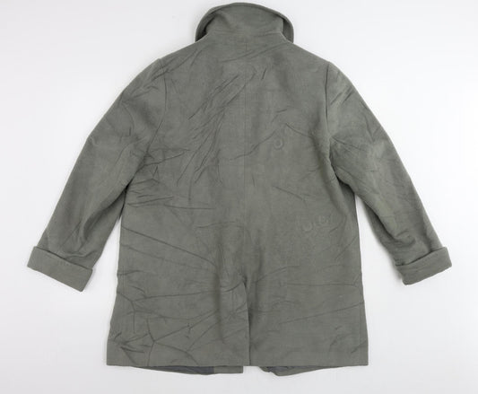 Womens UK Size 18 Marks and Spencer Grey Overcoat
