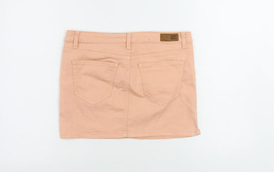 Womens UK Size 10 VERO MODA Mini Denim Skirt