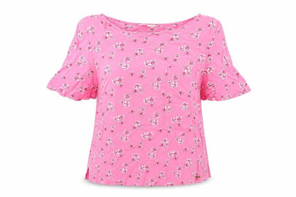 Womens UK Size 12 Marks and Spencer Pink Basic Blouse