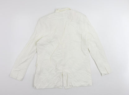 Womens UK Size S Zara White Jacket