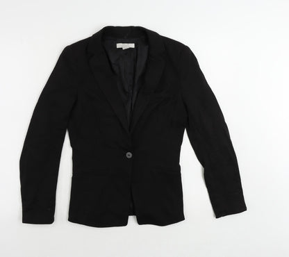 Womens UK Size 6 H&M Black Jacket