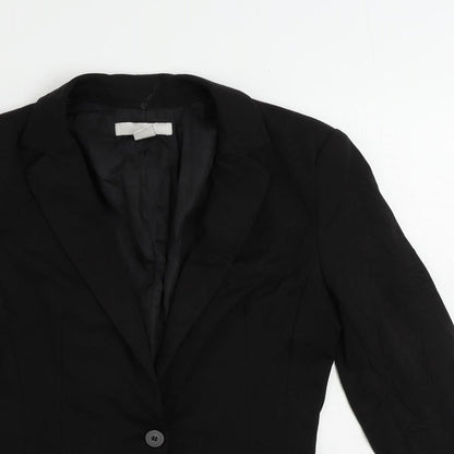 Womens UK Size 6 H&M Black Jacket