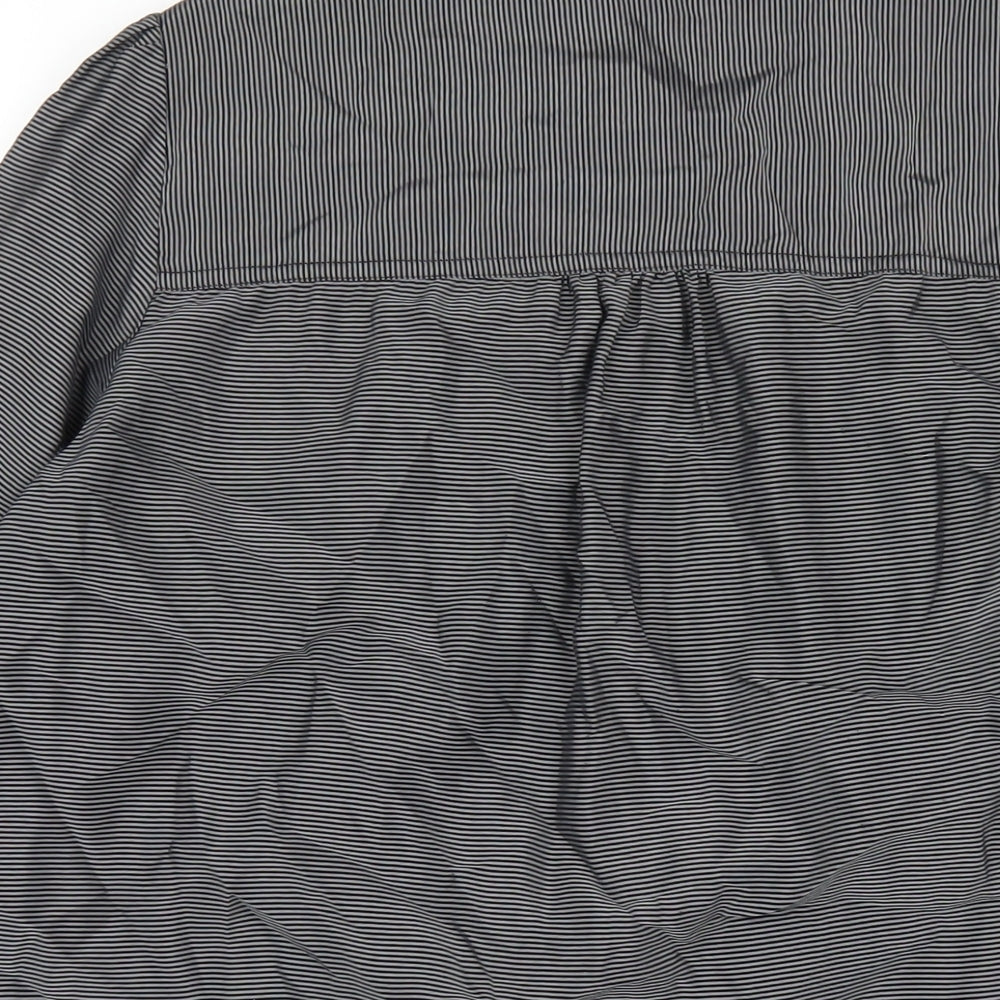 Womens UK Size 14 Marks and Spencer Grey Basic Button-Up