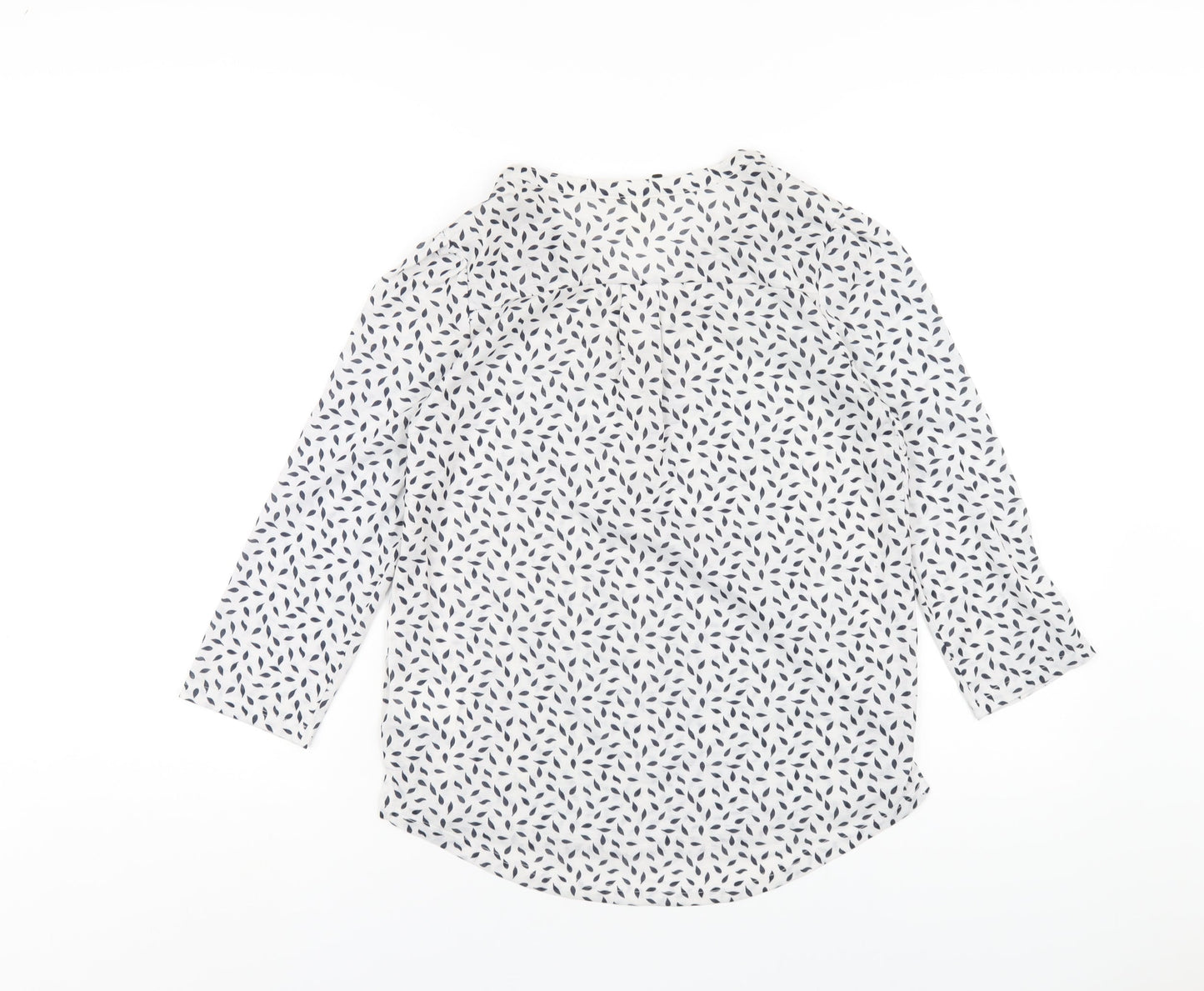 Womens UK Size XS H&M White Basic T-Shirt