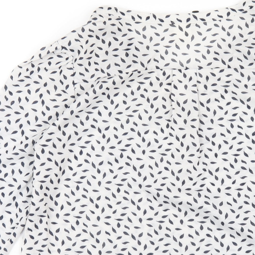 Womens UK Size XS H&M White Basic T-Shirt