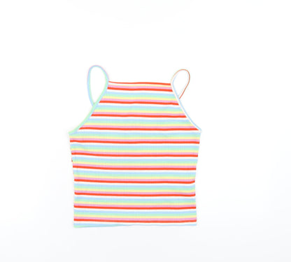 Womens UK Size 12 New Look Multicoloured Camisole T-Shirt
