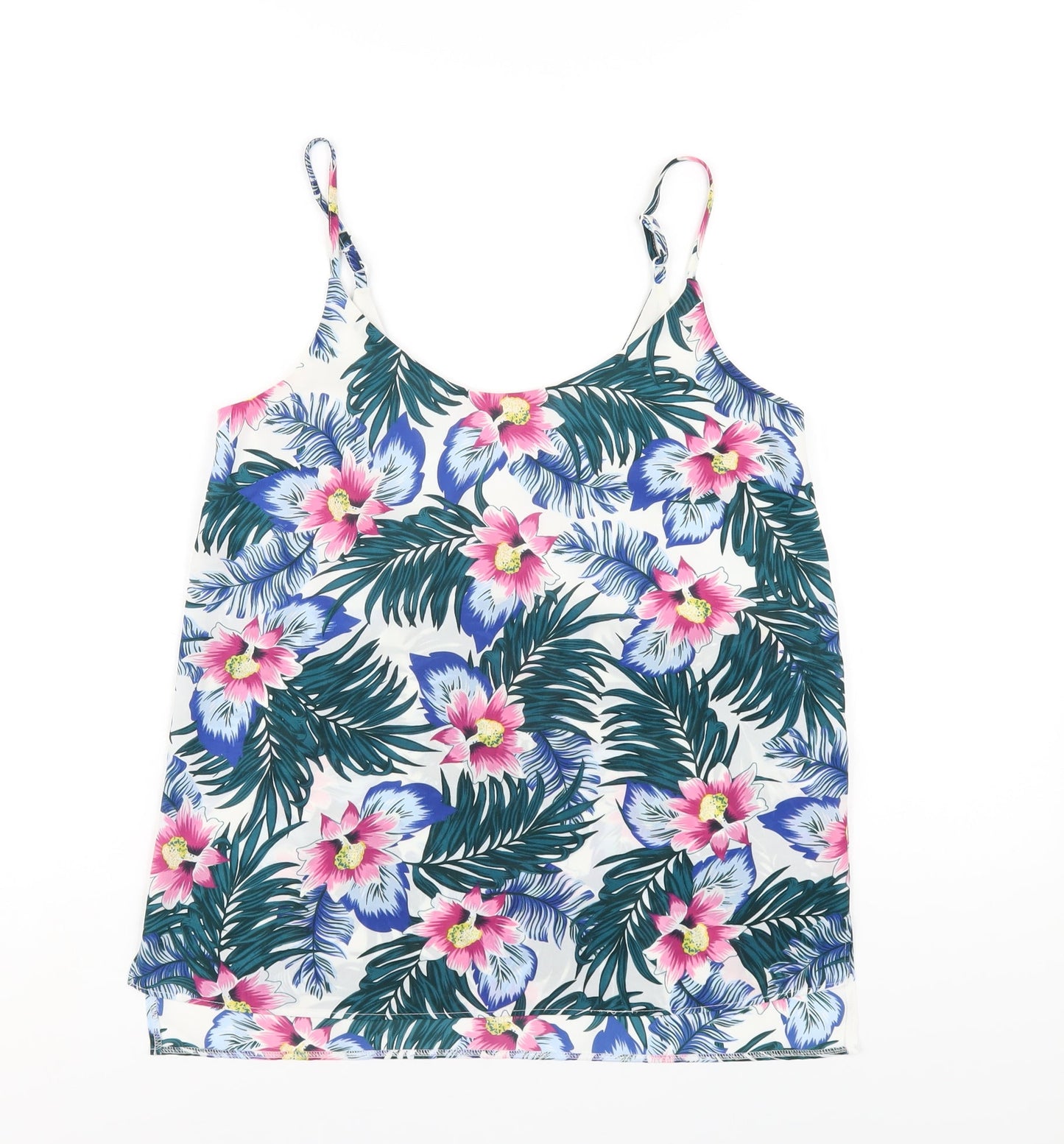 Womens UK Size 6 Dorothy Perkins Multicoloured Camisole T-Shirt