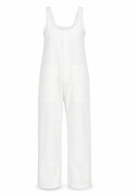 Womens UK Size S Zara One-Piece White Jumpsuit