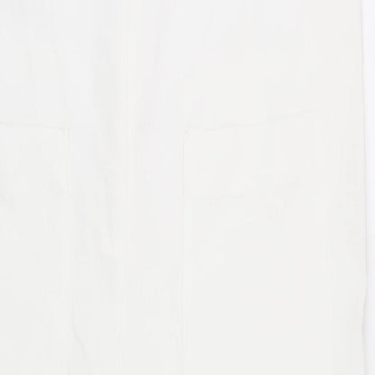 Zara Womens White Polyester Jumpsuit One-Piece Size S L32 in Pullover