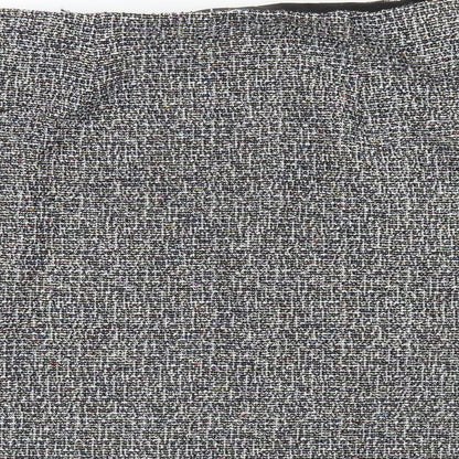 Marks and Spencer Womens Grey Polyester Straight & Pencil Skirt Size 14