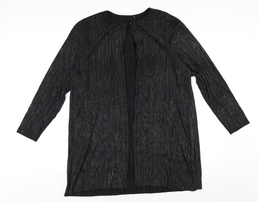 Womens UK Size 12 Principles Black Kimono T-Shirt