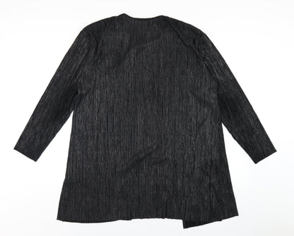 Womens UK Size 12 Principles Black Kimono T-Shirt