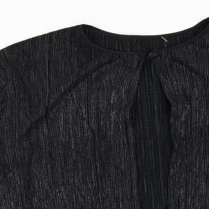 Womens UK Size 12 Principles Black Kimono T-Shirt