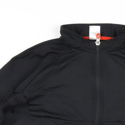 DECATHLON Boys Black Jacket Size 12-13 Years Zip