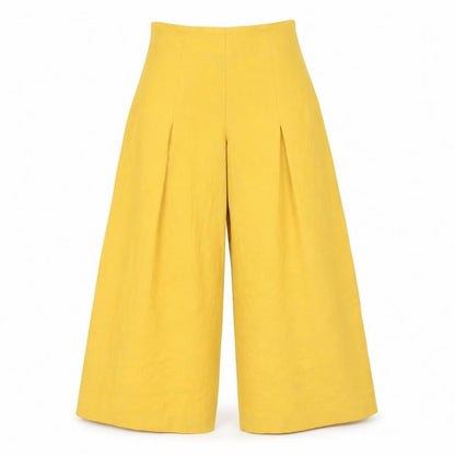 Womens UK Size 8 New Look Regular Fit  Yellow Trousers