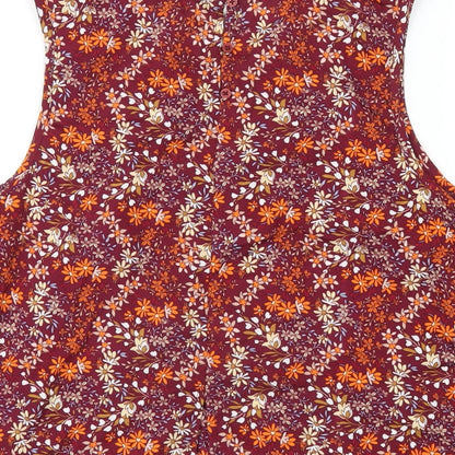 Womens UK Size 12 New Look Multicoloured Basic Tank