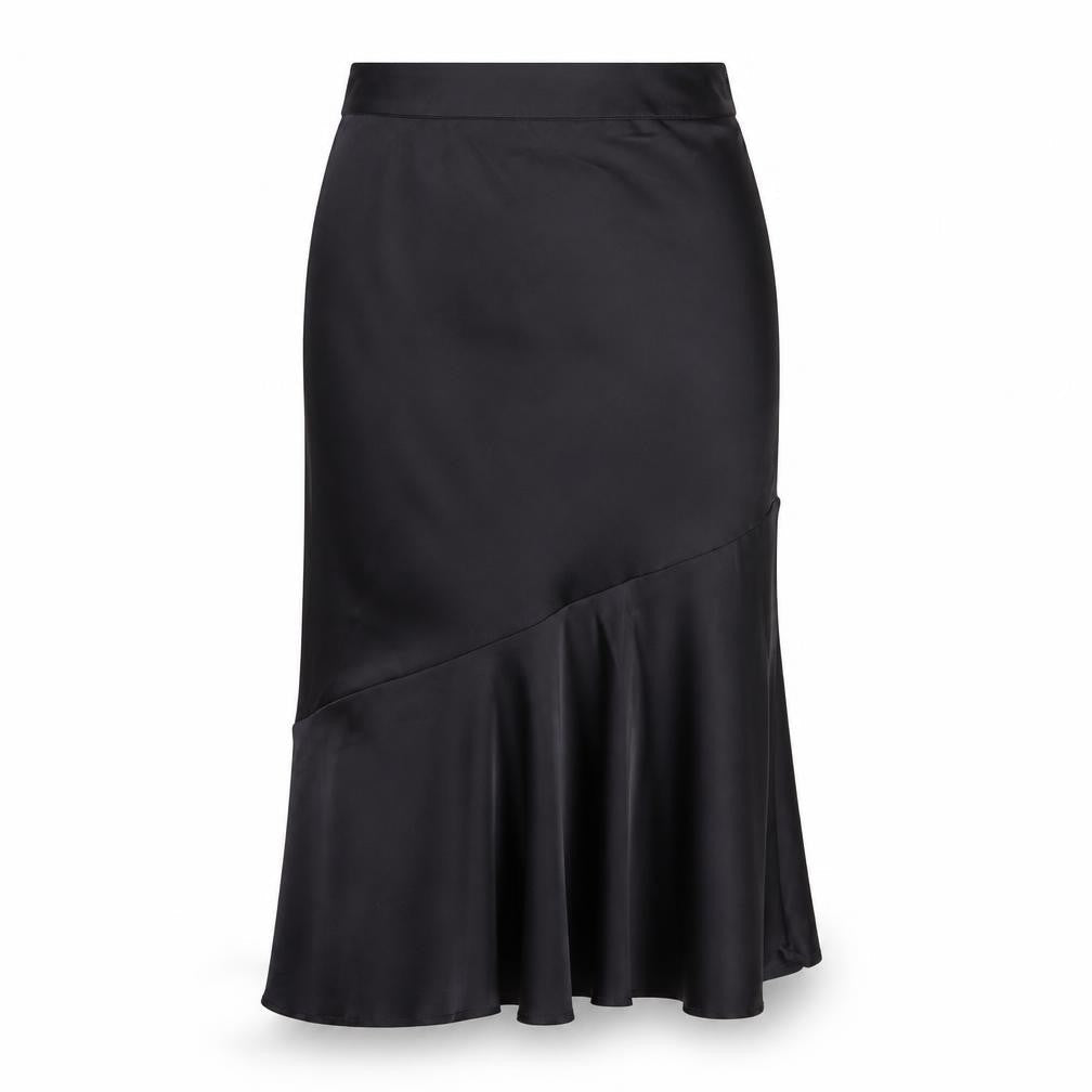 Womens UK Size 6 Nasty Gal A-Line Satin Skirt