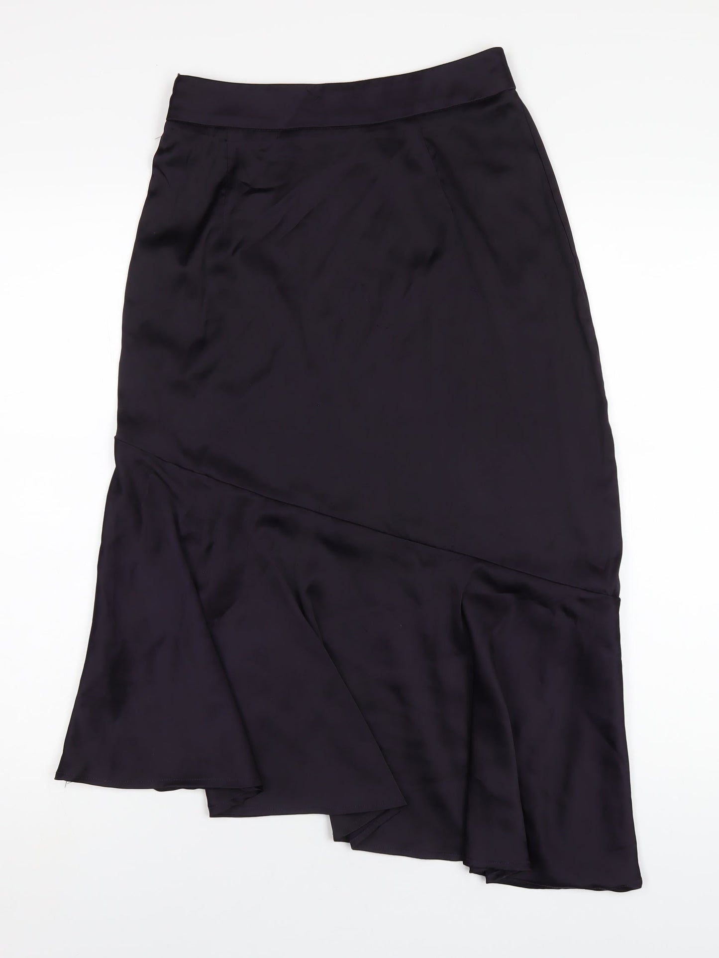 Nasty Gal Womens Purple Polyester A-Line Skirt Size 6 Zip
