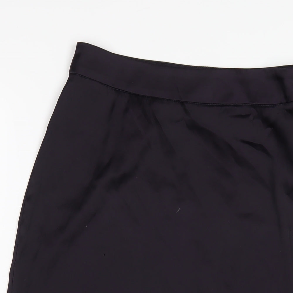 Nasty Gal Womens Purple Polyester A-Line Skirt Size 6 Zip