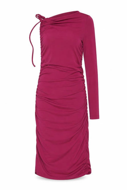 Pull&Bear Womens Pink Polyester Bodycon Size XS Round Neck Pullover
