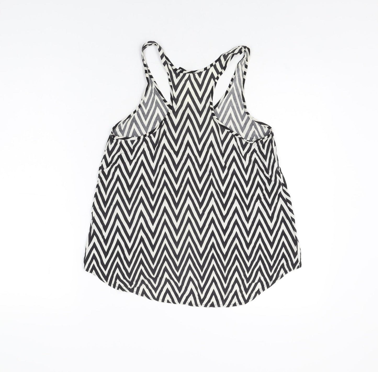 Womens UK Size 6 H&M White Basic T-Shirt
