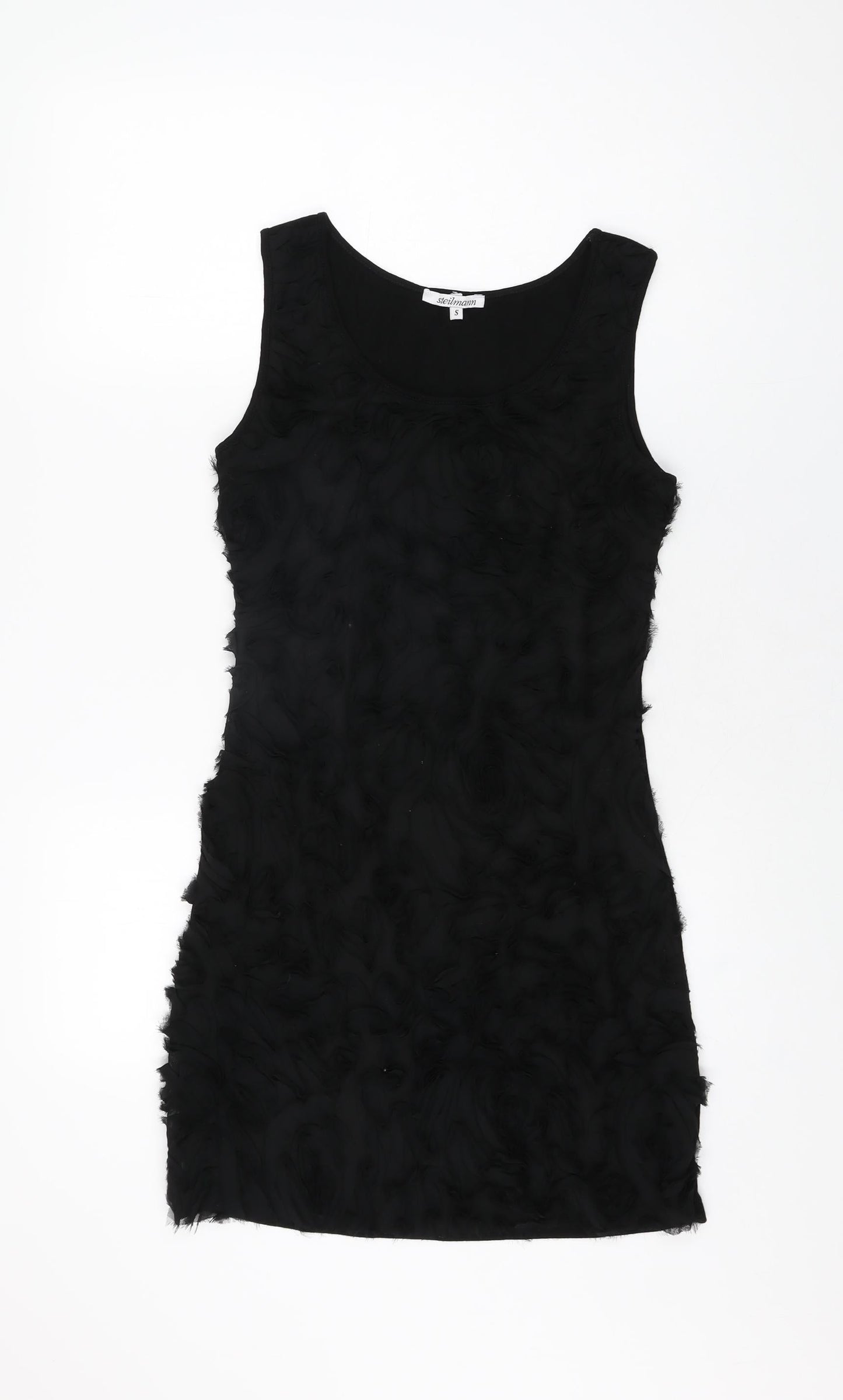 Steilmann Womens Black Polyester Bodycon Size S Round Neck Pullover