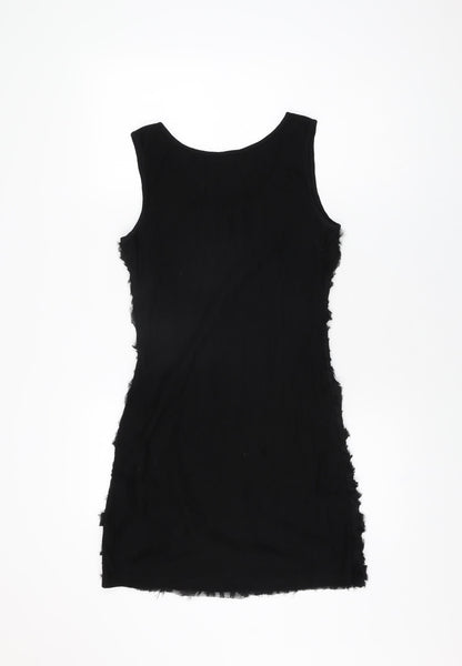 Steilmann Womens Black Polyester Bodycon Size S Round Neck Pullover