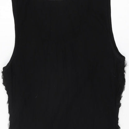 Steilmann Womens Black Polyester Bodycon Size S Round Neck Pullover