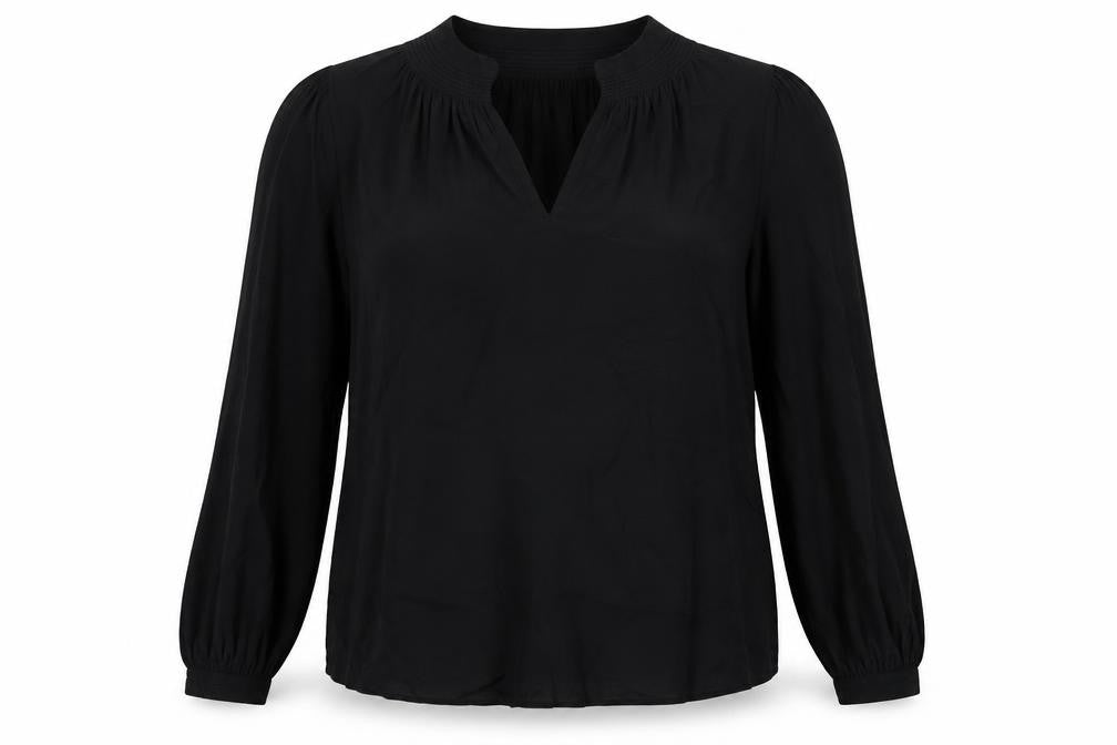 Womens UK Size 12 Monsoon Black Basic Blouse