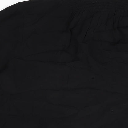 Womens UK Size 12 Monsoon Black Basic Blouse