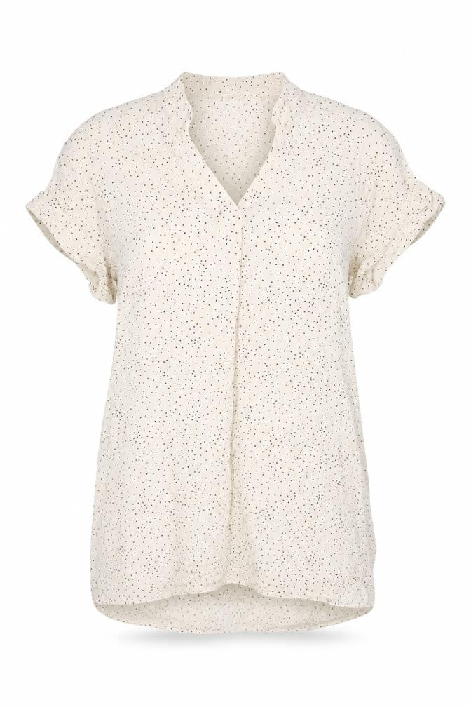 Womens UK Size 6 H&M Ivory Basic T-Shirt