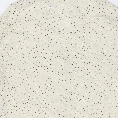 Womens UK Size 6 H&M Ivory Basic T-Shirt