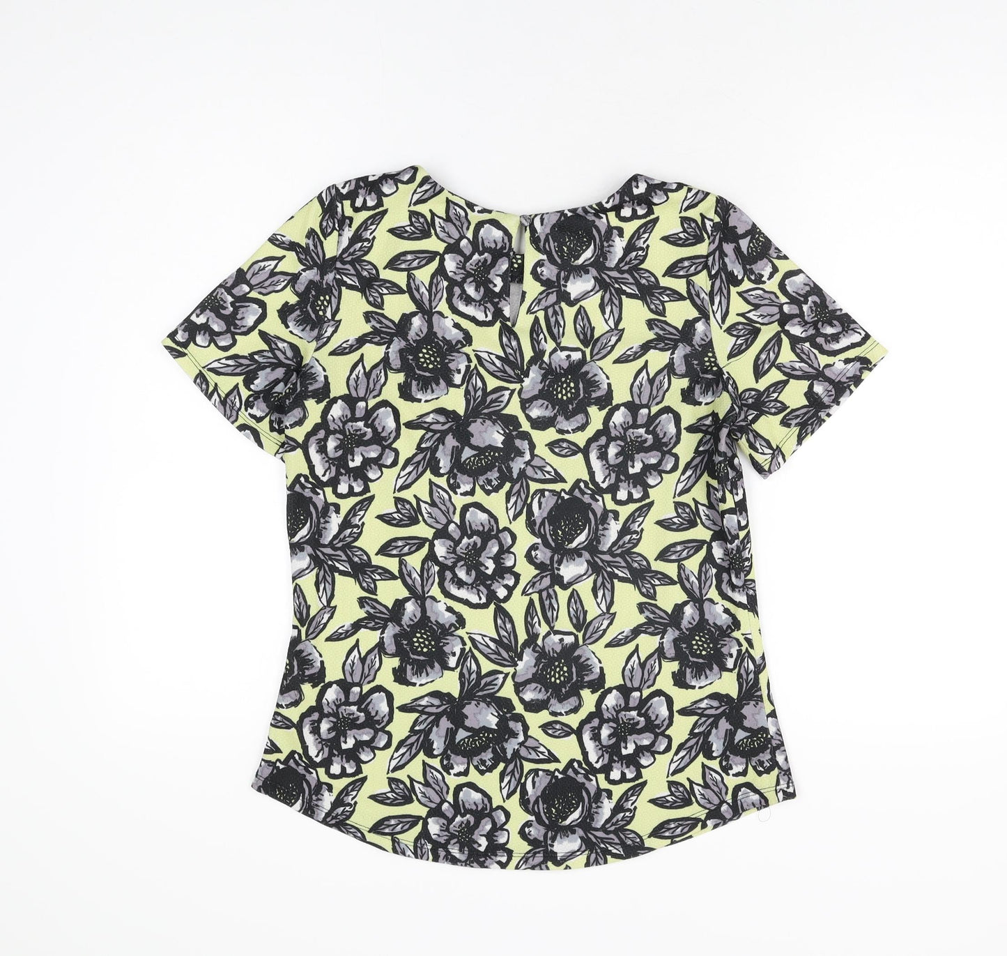 Womens UK Size 10 Dorothy Perkins Green Basic T-Shirt