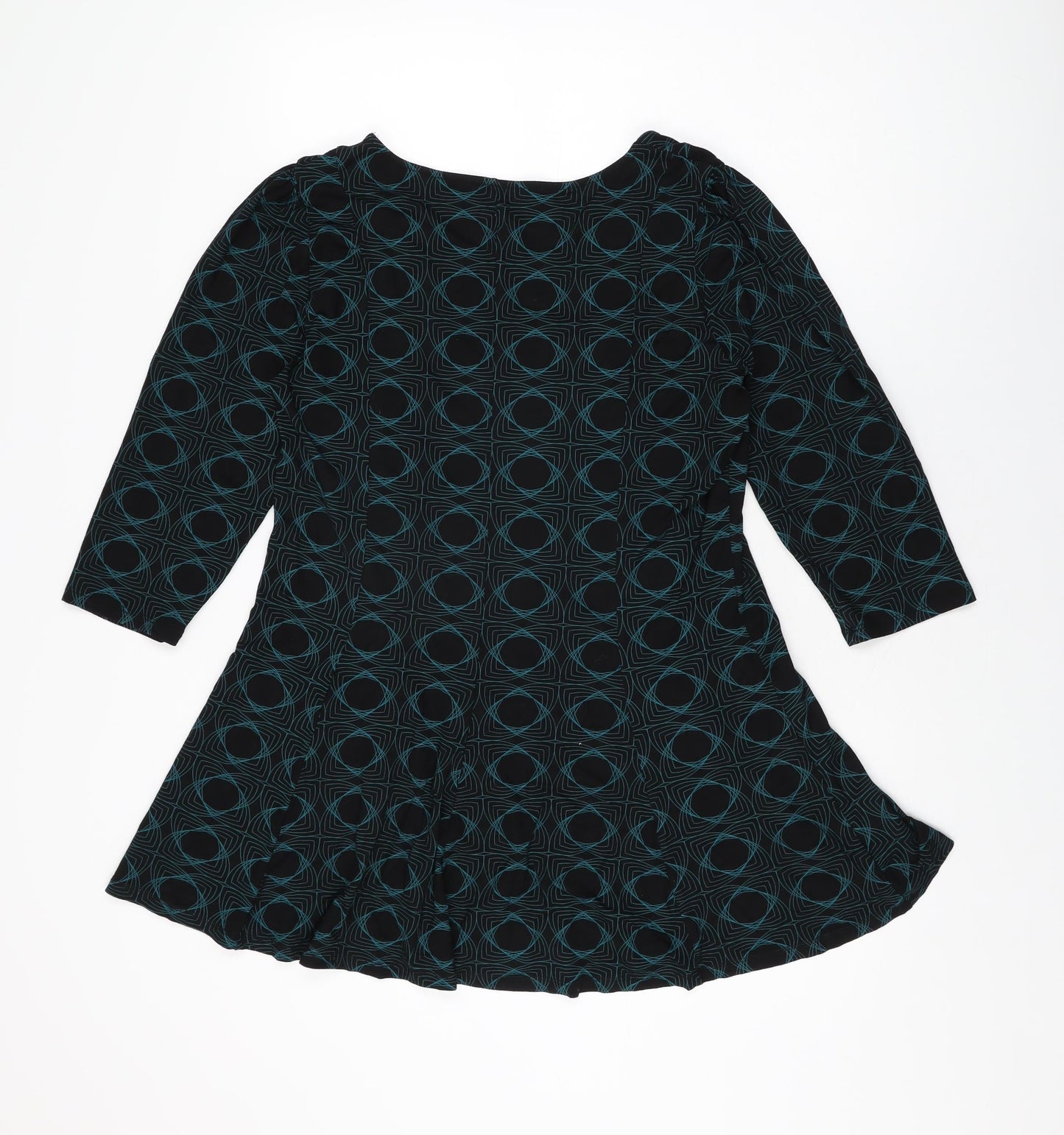 Womens UK Size 16 Marks and Spencer Black Basic T-Shirt