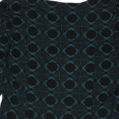 Womens UK Size 16 Marks and Spencer Black Basic T-Shirt