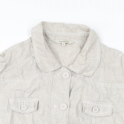 Womens UK Size 18 RJR.John Rocha Grey Basic Button-Up