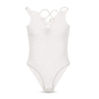 Womens UK Size 8 New Look One-Piece White Bodysuit