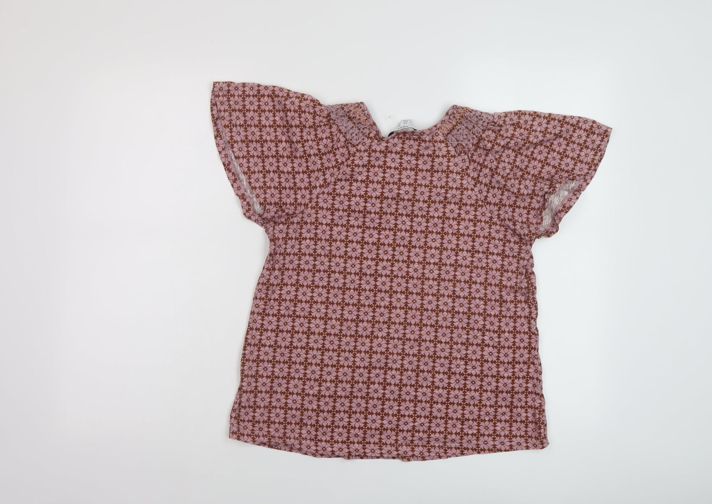 Womens UK Size 8 NEXT Pink Basic T-Shirt