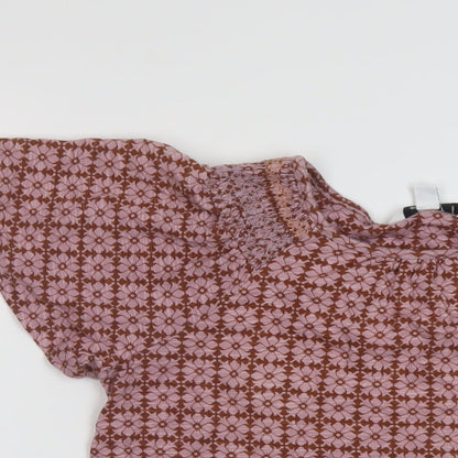 Womens UK Size 8 NEXT Pink Basic T-Shirt
