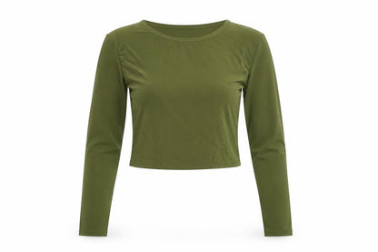 Womens UK Size 12 Nasty Gal Green Cropped T-Shirt