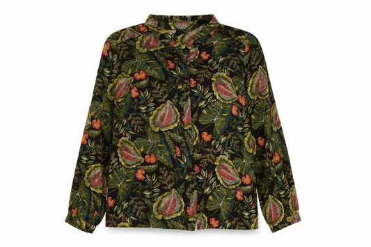 Womens UK Size 22 Damart Multicoloured Basic Blouse