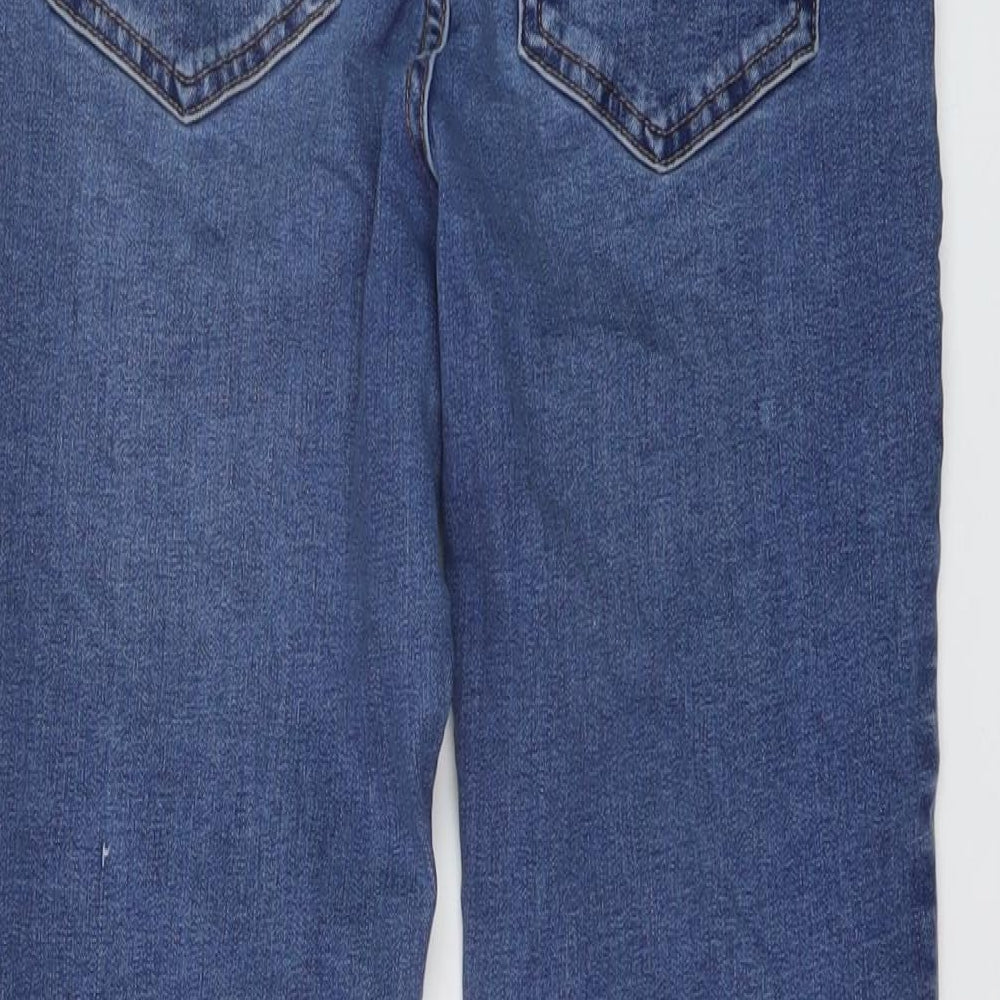 New Look Womens Black Cotton Skinny Jeans Size 12 L25 in Regular Button