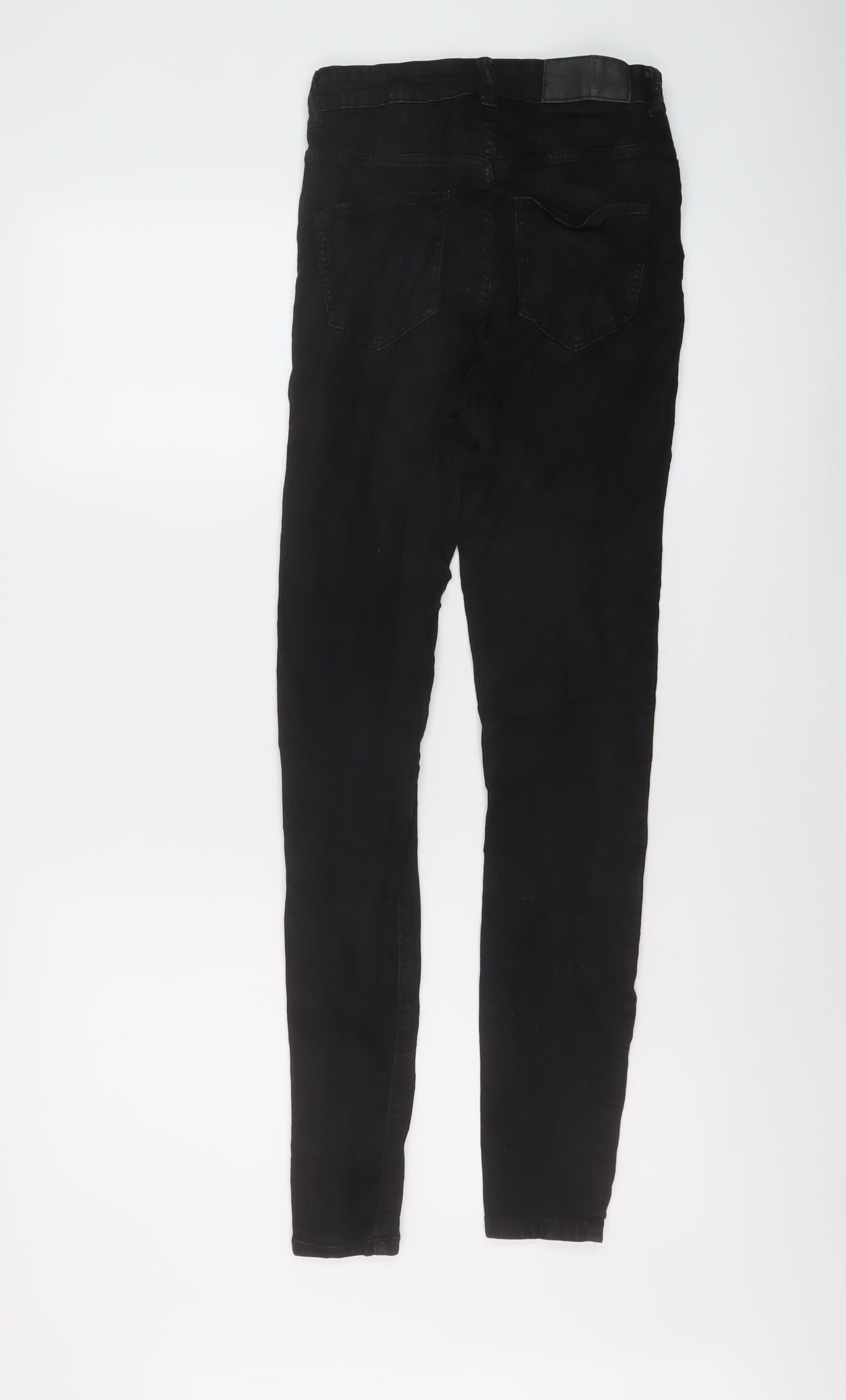 Noisy may Womens Black Cotton Skinny Jeans Size 26 in L30 in Regular Button